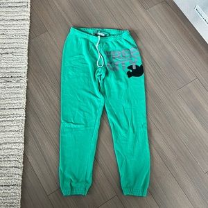 green free city sweatpants